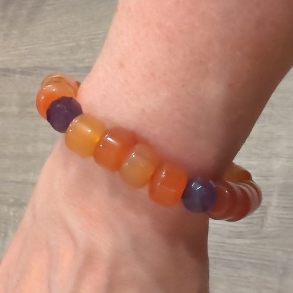 Jay King DTR Carnelian Faceted Amethyst Bracelet - Picture 7 of 7